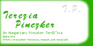 terezia pinczker business card